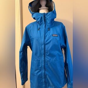 Patagonia Women's Bright Blue Torrentshell Rain Jacket